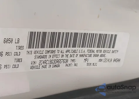 2013 Chrysler Town & Country Touring from USA, damaged, VIN 2C4RC1BG3DR657630